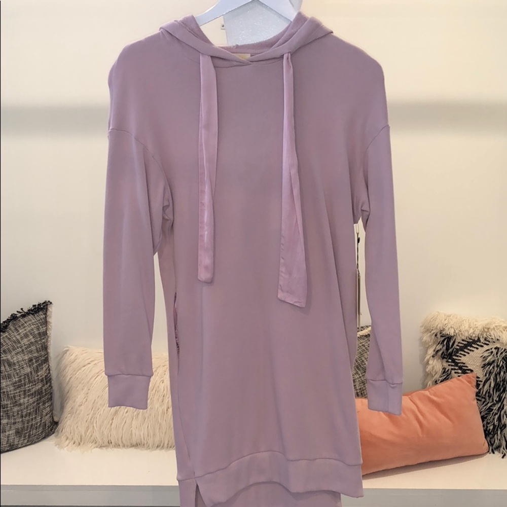 Santa Monica hooded sweatshirt dress